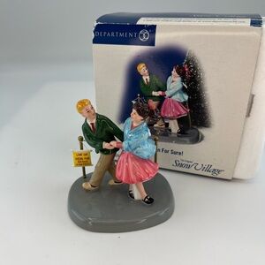 Department 56 The Original Snow Village We’ll Win For Sure! Christmas Vintage